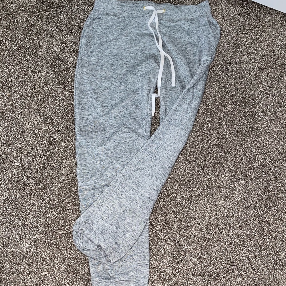 Grey sweatpants